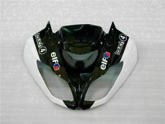 Injeção Kits Carenagem Moto ZX6R 09-12 - Preto Branco 3M Touch4 Injeção Kits Carenagem Moto ZX6R 09-12 - Preto Branco 3M Touch4