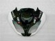 Injeção Kits Carenagem Moto ZX6R 09-12 - Preto Branco 3M Touch4 Injeção Kits Carenagem Moto ZX6R 09-12 - Preto Branco 3M Touch4