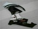 Injeção Kits Carenagem Moto ZX6R 09-12 - Preto Branco 3M Touch4 Injeção Kits Carenagem Moto ZX6R 09-12 - Preto Branco 3M Touch4