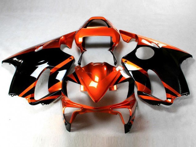 Kit Carenagem Moto CBR 600 F4i 01-03 - Laranja Preto