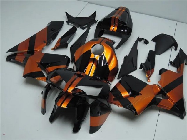 Kit Carenagem Moto CBR 600RR 05-06 - Laranja Preto