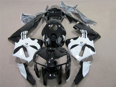 Kit Carenagem Moto CBR 600RR 05-06 - Preto Branco