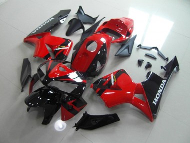 Kit Carenagem Moto CBR 600RR 05-06 - Vermelho Preto