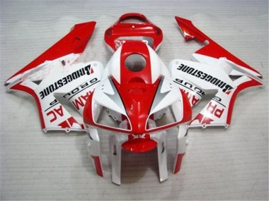 Kit Carenagem Moto CBR 600RR 07-08 - Vermelho Branco