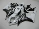 Kit Carenagem Moto CBR 600RR 09-12 - Branco Preto Kit Carenagem Moto CBR 600RR 09-12 - Branco Preto