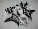 Kit Carenagem Moto CBR 600RR 09-12 - Branco Preto Kit Carenagem Moto CBR 600RR 09-12 - Branco Preto