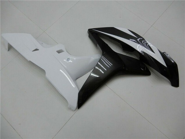 Kit Carenagem Moto CBR 600RR 09-12 - Branco Preto Kit Carenagem Moto CBR 600RR 09-12 - Branco Preto