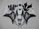 Kit Carenagem Moto CBR 600RR 09-12 - Branco Preto Kit Carenagem Moto CBR 600RR 09-12 - Branco Preto