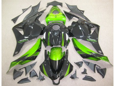 Kit Carenagem Moto CBR 600RR 09-12 - Preto Verde