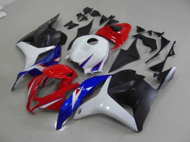 Kit Carenagem Moto CBR 600RR 09-12 - Vermelho Branco Preto