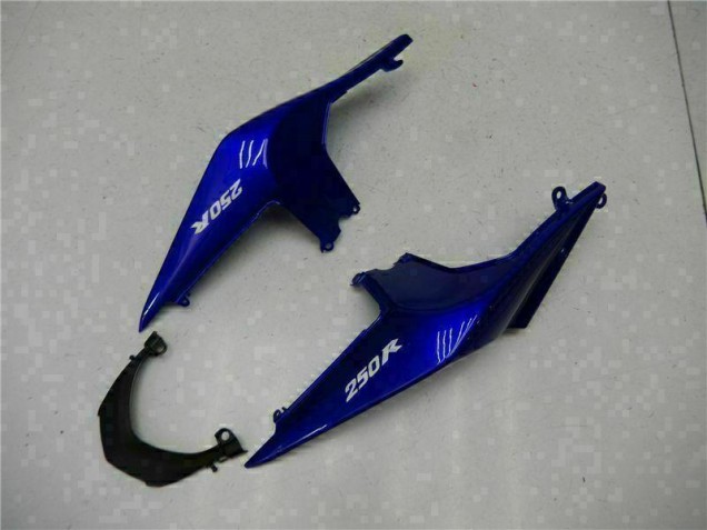 Kit Carenagem Moto EX250 08-12 - Azul Preto Branco Ninja