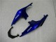 Kit Carenagem Moto EX250 08-12 - Azul Preto Branco Ninja