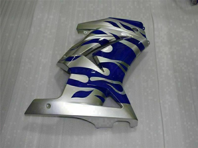Kit Carenagem Moto EX250 08-12 - Preto Azul Kit Carenagem Moto EX250 08-12 - Preto Azul