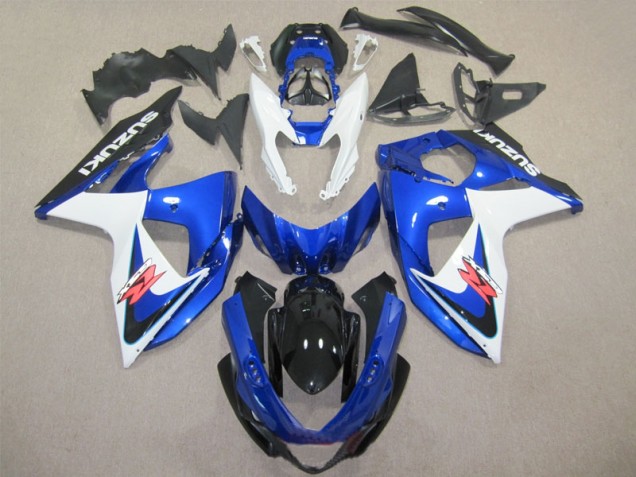 Kit Carenagem Moto GSXR 1000 K9 09-16 - Azul Branco Kit Carenagem Moto GSXR 1000 K9 09-16 - Azul Branco
