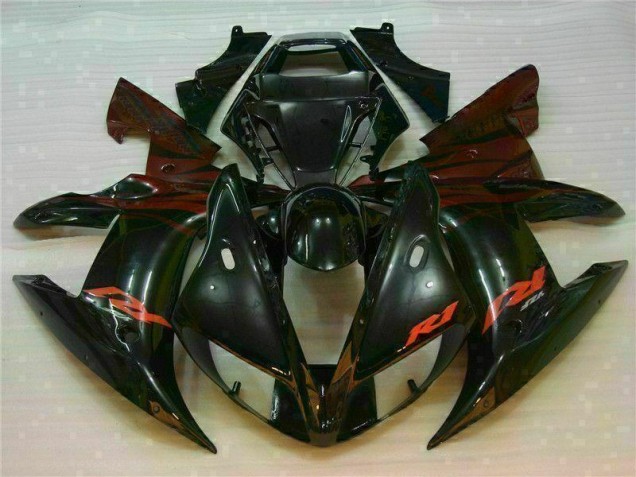 Kit Carenagem Moto R1 02-03 - Preto