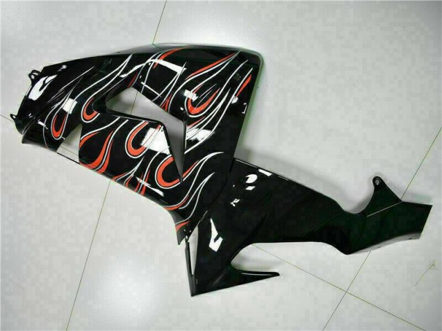 Kit Carenagem Moto ZX10R 06-07 - Preto Vermelho Chama Kit Carenagem Moto ZX10R 06-07 - Preto Vermelho Chama