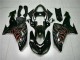 Kit Carenagem Moto ZX10R 06-07 - Preto Vermelho Chama Kit Carenagem Moto ZX10R 06-07 - Preto Vermelho Chama