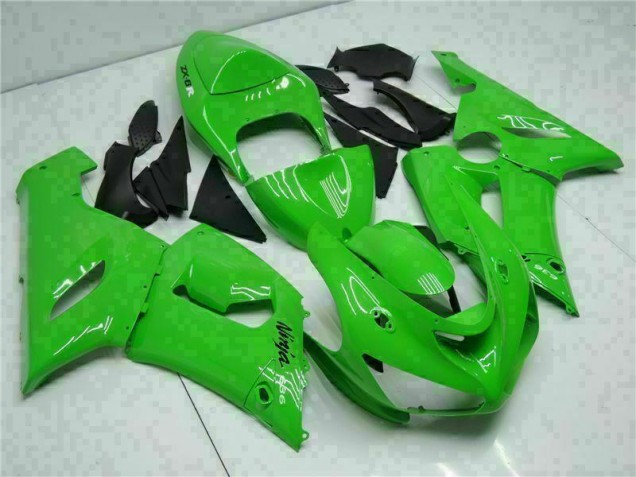 Kit Carenagem Moto ZX6R 05-06 - Verde Kit Carenagem Moto ZX6R 05-06 - Verde