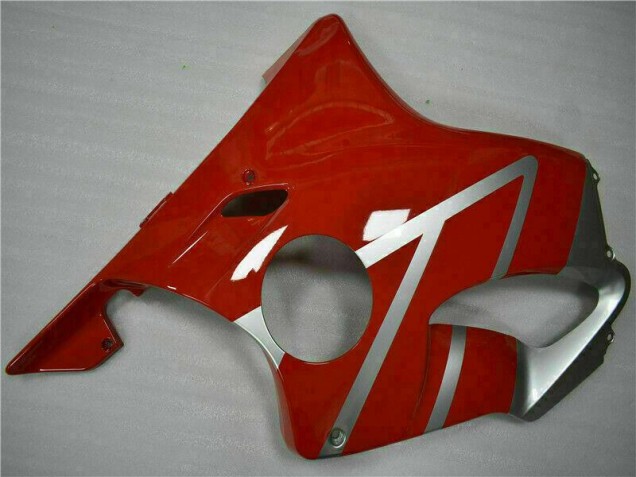 Kit Completo Carenagem Moto CBR 600 F4i 01-03 - Vermelho Prata Kit Completo Carenagem Moto CBR 600 F4i 01-03 - Vermelho Prata