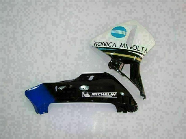 Kit Completo Carenagem Moto CBR 600RR 03-04 - Branco Preto