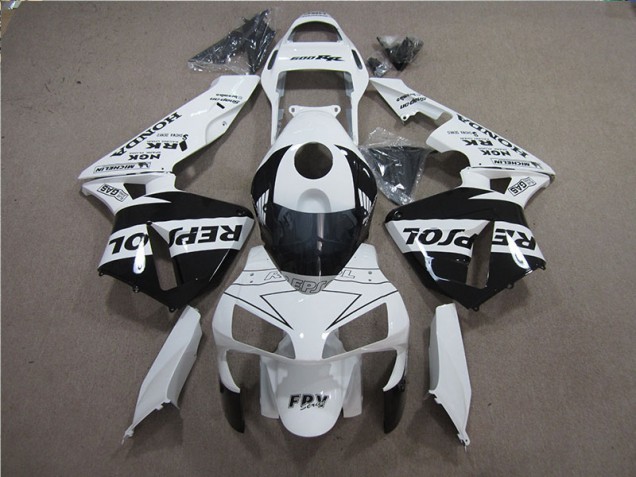 Kit Completo Carenagem Moto CBR 600RR 05-06 - Branco Preto Repsol Kit Completo Carenagem Moto CBR 600RR 05-06 - Branco Preto Repsol