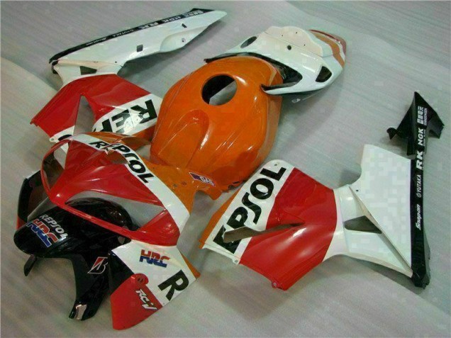 Kit Completo Carenagem Moto CBR 600RR 05-06 - Laranja Preto Repsol Kit Completo Carenagem Moto CBR 600RR 05-06 - Laranja Preto Repsol