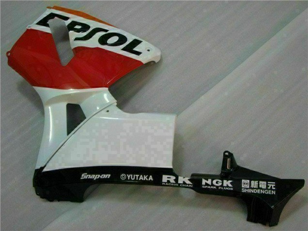 Kit Completo Carenagem Moto CBR 600RR 05-06 - Laranja Preto Repsol Kit Completo Carenagem Moto CBR 600RR 05-06 - Laranja Preto Repsol