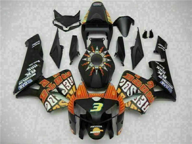 Kit Completo Carenagem Moto CBR 600RR 05-06 - Preto Kit Completo Carenagem Moto CBR 600RR 05-06 - Preto