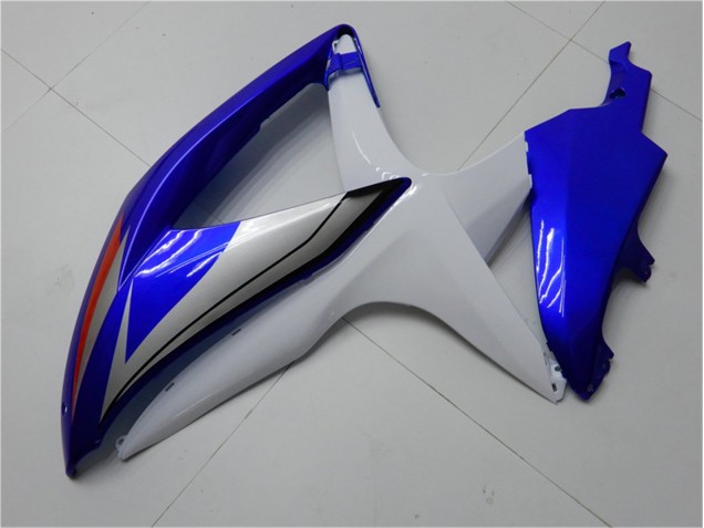 Kit Completo Carenagem Moto GSXR 600 / 750 K8 08-10 - Azul Branco Kit Completo Carenagem Moto GSXR 600 / 750 K8 08-10 - Azul Branco