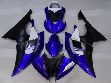 Kit Completo Carenagem Moto R6 08-16 - Azul Preto