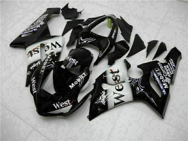 Kit Completo Carenagem Moto ZX6R 05-06 - Preto Kit Completo Carenagem Moto ZX6R 05-06 - Preto