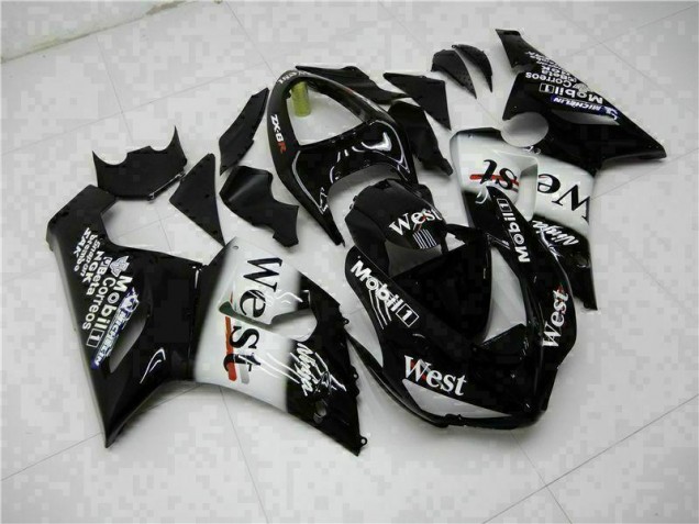 Kit Completo Carenagem Moto ZX6R 05-06 - Preto Kit Completo Carenagem Moto ZX6R 05-06 - Preto