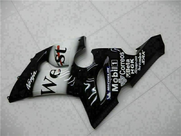 Kit Completo Carenagem Moto ZX6R 05-06 - Preto Kit Completo Carenagem Moto ZX6R 05-06 - Preto
