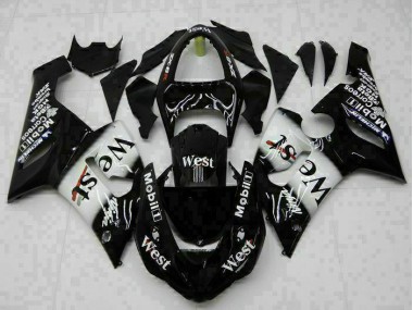 Kit Completo Carenagem Moto ZX6R 05-06 - Preto