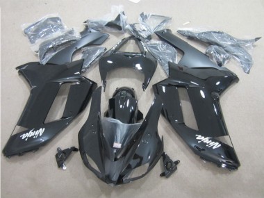 Kit Completo Carenagem Moto ZX6R 07-08 - Preto Branco
