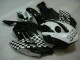 Kits Carenagem Moto CBR 1000RR 04-05 - Branco Preto