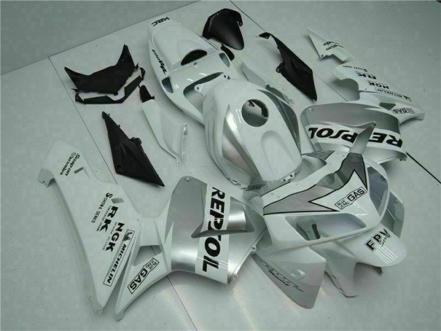 Kits Carenagem Moto CBR 600RR 05-06 - Branco
