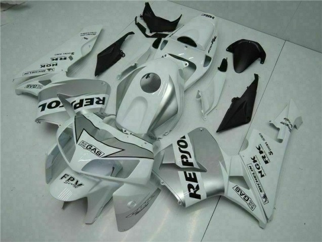 Kits Carenagem Moto CBR 600RR 05-06 - Branco