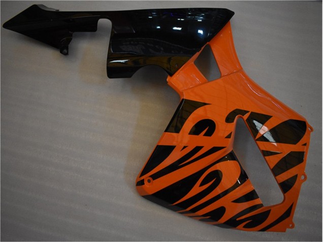 Kits Carenagem Moto CBR 600RR 05-06 - Laranja Preto Kits Carenagem Moto CBR 600RR 05-06 - Laranja Preto