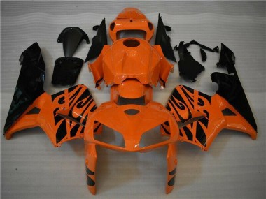 Kits Carenagem Moto CBR 600RR 05-06 - Laranja Preto