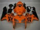 Kits Carenagem Moto CBR 600RR 05-06 - Laranja Preto Kits Carenagem Moto CBR 600RR 05-06 - Laranja Preto