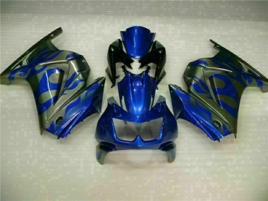 Kits Carenagem Moto EX250 08-12 - Azul