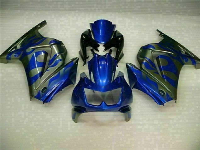 Kits Carenagem Moto EX250 08-12 - Azul Kits Carenagem Moto EX250 08-12 - Azul