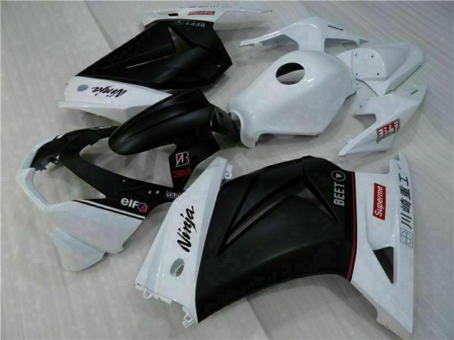 Kits Carenagem Moto EX250 08-12 - Branco Preto Ninja Kits Carenagem Moto EX250 08-12 - Branco Preto Ninja