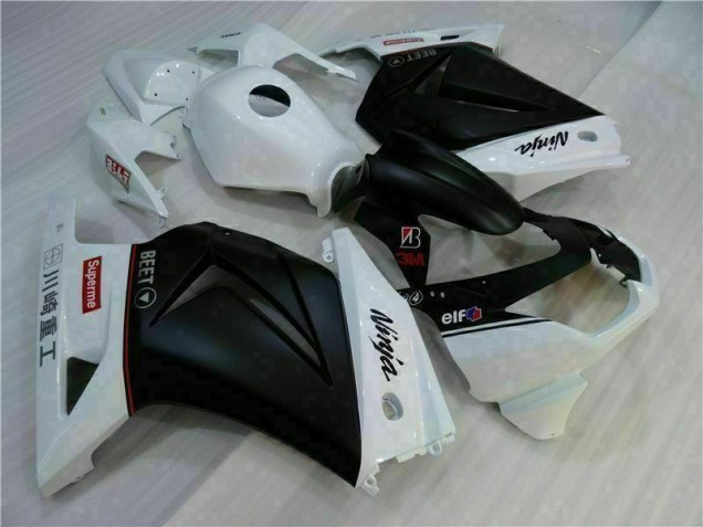 Kits Carenagem Moto EX250 08-12 - Branco Preto Ninja Kits Carenagem Moto EX250 08-12 - Branco Preto Ninja