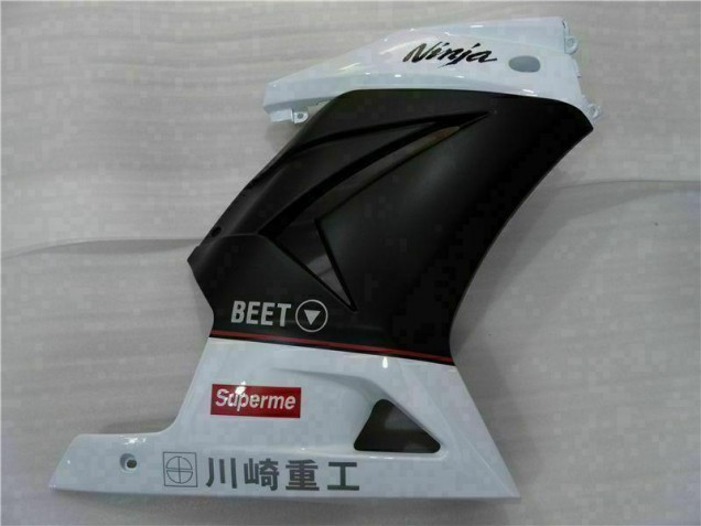 Kits Carenagem Moto EX250 08-12 - Branco Preto Ninja Kits Carenagem Moto EX250 08-12 - Branco Preto Ninja