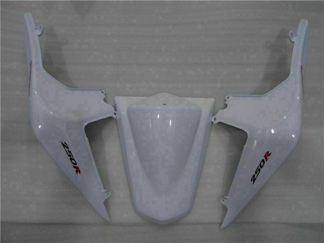 Kits Carenagem Moto EX250 08-12 - Branco Preto Ninja Kits Carenagem Moto EX250 08-12 - Branco Preto Ninja