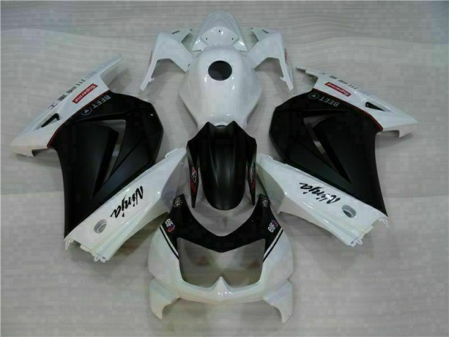 Kits Carenagem Moto EX250 08-12 - Branco Preto Ninja Kits Carenagem Moto EX250 08-12 - Branco Preto Ninja