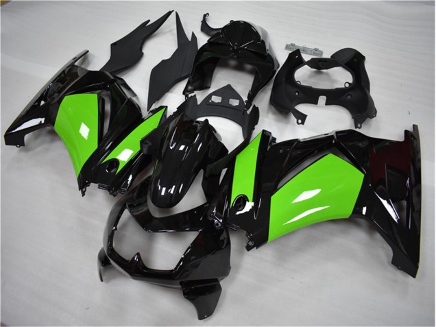 Kits Carenagem Moto EX250 08-12 - Preto Verde Kits Carenagem Moto EX250 08-12 - Preto Verde