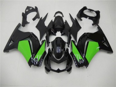 Kits Carenagem Moto EX250 08-12 - Preto Verde